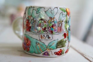 "Goose & Strawberry Face" 16 oz Mug