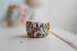 "Two Kitties" Tiny 1 oz Mug