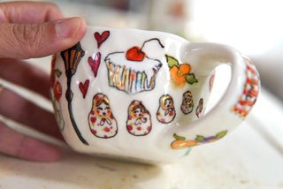 “Matryoshka & Cotton Candy” 7 oz Mug