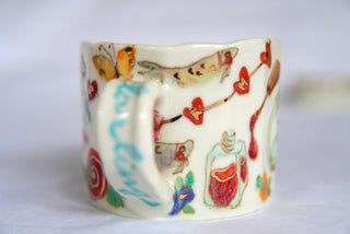 "Siren & Nail Polish" 12 oz Mug