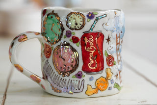 Goose & Strawberry Face Mug 20 oz