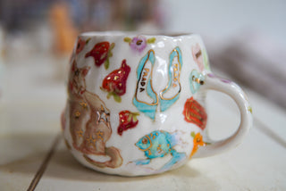 "Two Yellow Roses" 17 oz Mug