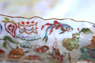 SECONDS "Kitty Cone & Birthday Cake" Long Candy Dish