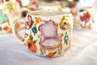 “Oui Oui Brown Kitty” 12 oz Mug