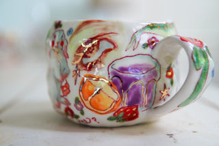 "Bunny & Two Fish" 15 oz Mug