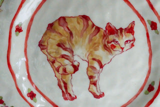 Kitty Dinner Plate 9"