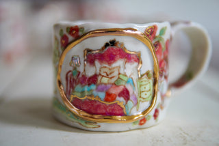 Sleeping Kitty Portrait 9 oz Mug