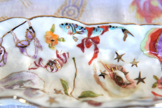 SECONDS "Lover's Eye & Swan" Long Candy Dish