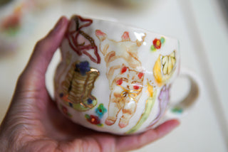 “Kitty and Blueberry Pancakes” 15 oz Mug