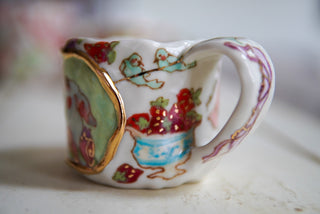 Three Bluebirds & Hound 9 oz Mug