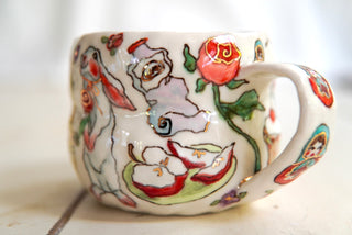“Bunny with Rose” 12 oz Mug