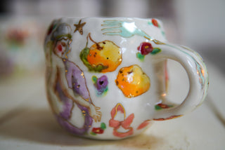 “Siren and Two Mandarins” 17 oz Mug