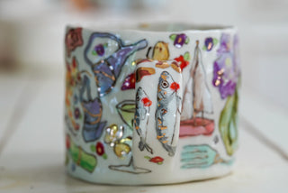 Orange Kitty Mug 20 oz