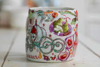 Mermaid & Pumpkin Carriage Mug 19 oz