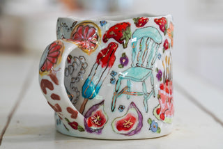 Kitty & Butterscotch Candies Mug 17 oz