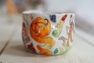 "Tulips & Orange" 14 oz Mug