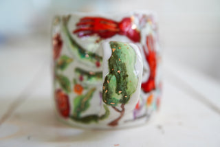 "Goose & Strawberry Face" 16 oz Mug