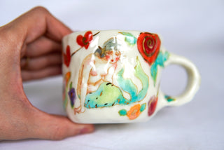 "Siren & Papaya" 7 oz Teacup