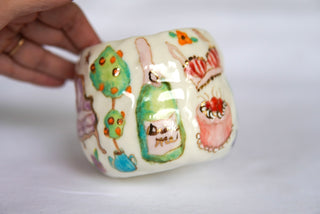 "Siren & Three Fish" 14 oz Mug