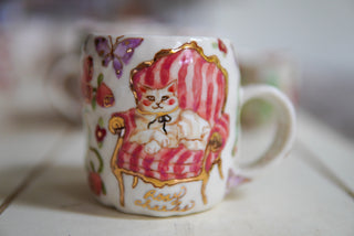 Kitty & Umbrella 15 oz Mug