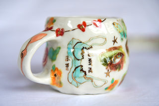 "Siren & Peach Spoon" 14 oz Mug
