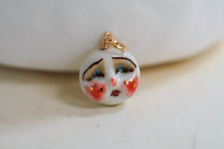 Moon Face Charm VII 1.3 cm