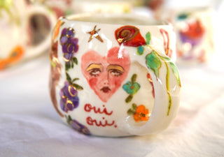 “Oui Oui Brown Kitty” 12 oz Mug