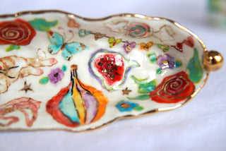 "Goldfish & Taffy" Candy Dish