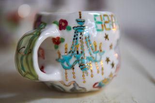 “Kitty and Three Kisses” 15 oz Mug