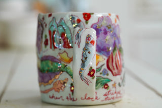 Mermaid & Pumpkin Carriage Mug 19 oz