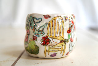 “Bunny with Rose” 12 oz Mug