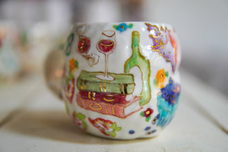 “Siren and Two Mandarins” 17 oz Mug