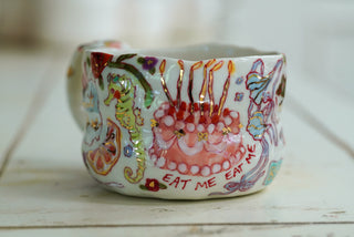 Girl with Bunny Bonnet Mug 10 oz