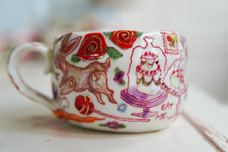 "Lamb & Two Carrots" 14 oz Mug