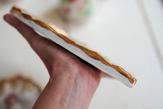 "Siren with Stars" Porcelain Painting