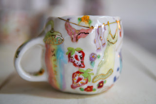 “Kitty Reading” 14 oz Mug