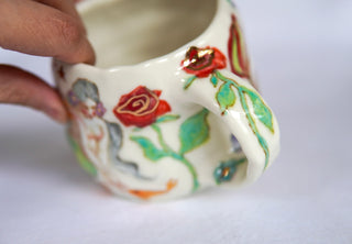 "Siren & Three Fish" 14 oz Mug