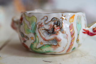 "Exit" Bowl with Handles