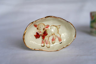 "Lamb" 4.2 in Trinket Dish
