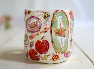 “Kitty with Cello” 16 oz Mug