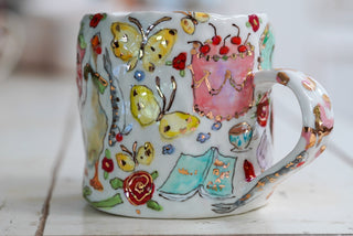 Goose & Strawberry Face Mug 20 oz