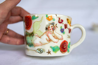 "Siren & Nail Polish" 12 oz Mug