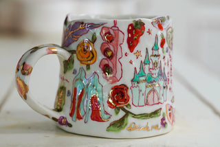 Kitty & Roller Skate Mug 15 oz