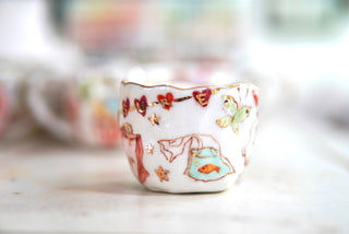 “Bunny with Rose” Small Treasure Jar