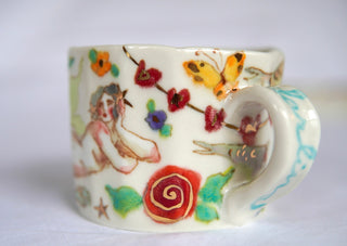 "Siren & Nail Polish" 12 oz Mug