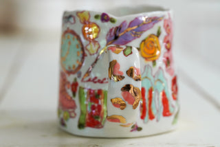 Kitty & Roller Skate Mug 15 oz