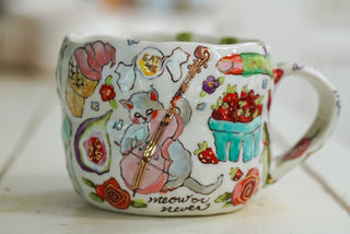 Kitty & Cello XL Mug 24 oz
