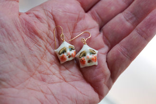 Puffy Star Charm Earrings (Pair) 1.2 cm