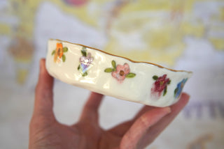 "Sleeping Moon Kitty" Treasure Bowl