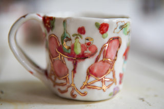 Grumpy Kitty Portrait 9 oz Mug